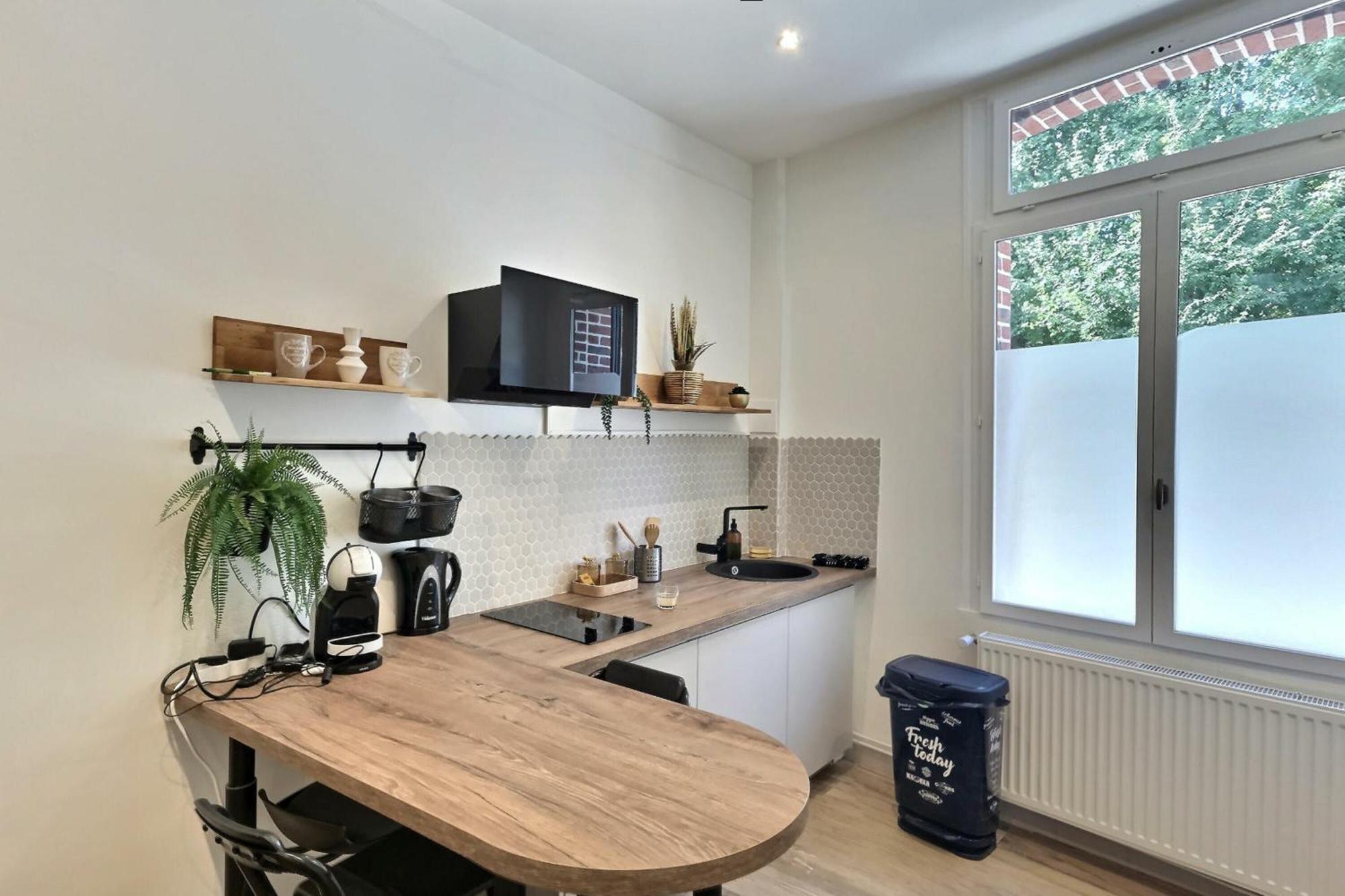 Bel Appartement Rdc Detente Balneo & Cine & Terrasse Proche Centre Gare Αμιάν Εξωτερικό φωτογραφία
